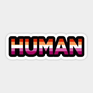 Lesbian Human Sticker